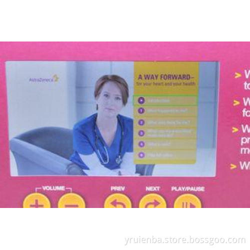 4.3 inch screen Video Greeting Card with built - in speaker
